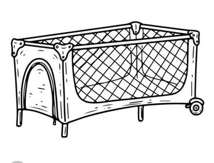 Photo of free Baby Travel Cot And Mattress (South Ockendon RM15) #1