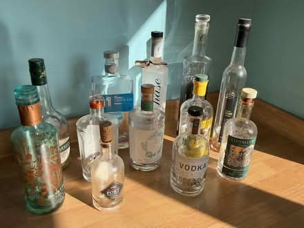 Photo of free Interesting spirit bottles (Golden Green TN11) #1