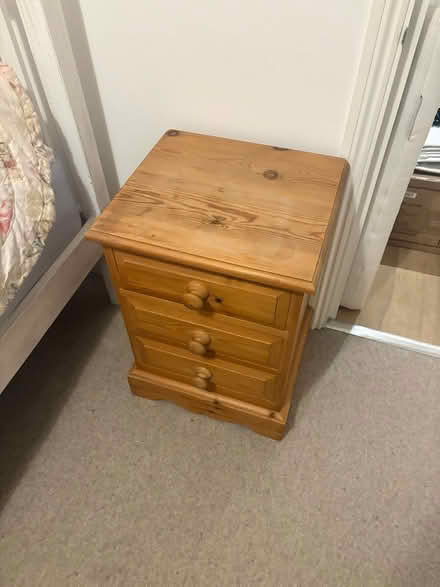 Photo of free Pine beside drawers cabinet (Chiswick W4) #1