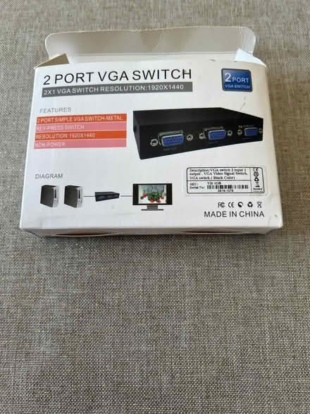 Photo of free Two port VGA switch (Heysham LA3) #1