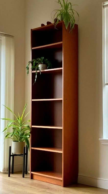 Photo of free Tall wood-effect bookcase (Sauchie FK10) #1