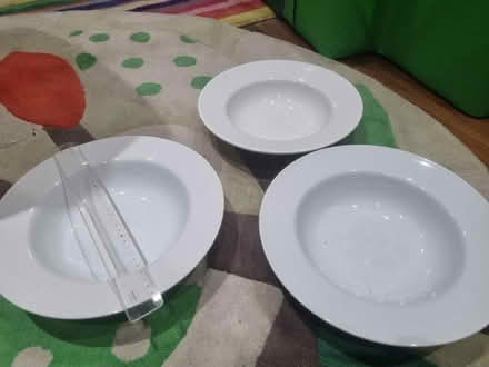 Photo of free 3 large soup plates (EN11 rye house area) #1