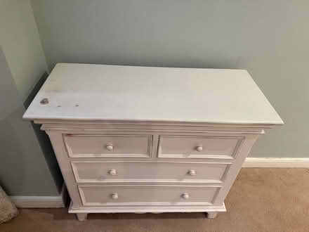 Photo of free Chest of drawers - white (Rathgar) #2
