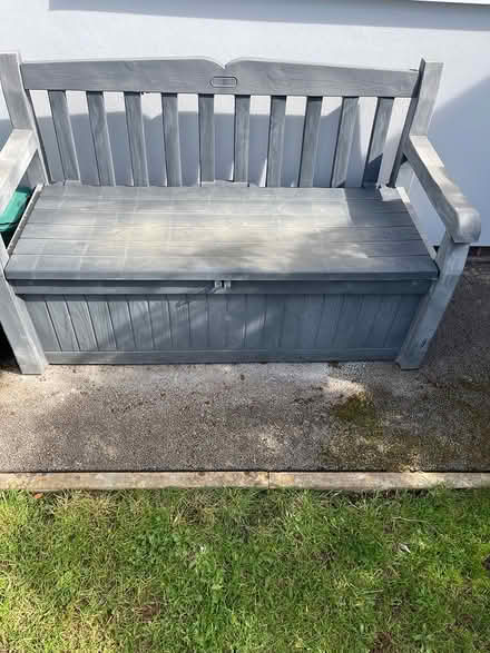 Photo of free Keter Grey storage bench (Leckhampton) #1