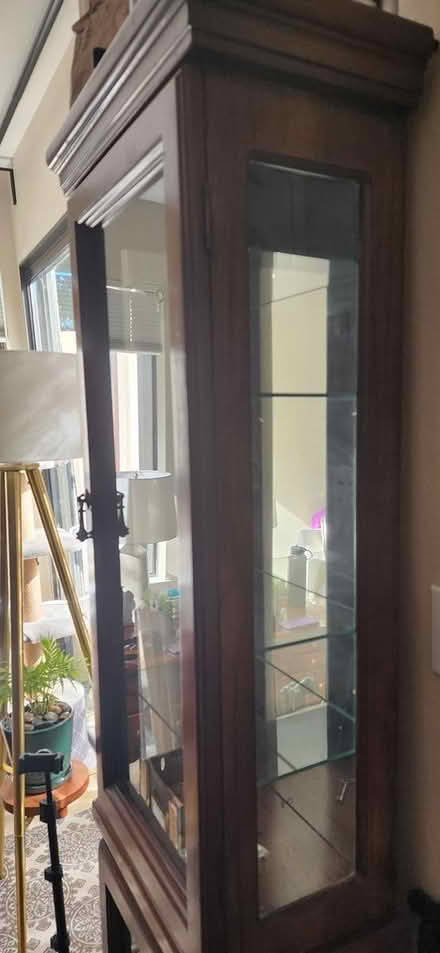 Photo of free Curio/Display Cabinet (Redwood and Novato Blvd) #2