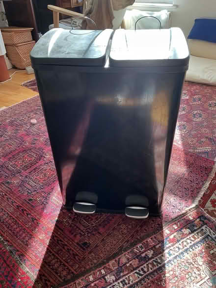 Photo of free John Lewis black dual bin (Kilburn NW6) #3