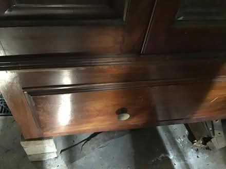 Photo of free Old mahogany wardrobe (March PE15) #3