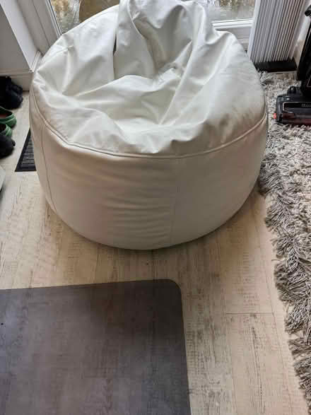 Photo of free Leather bean bag large (Orpington) #2