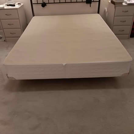 Photo of free Queen Box Spring & Bed Frame (La Center, WA) #1