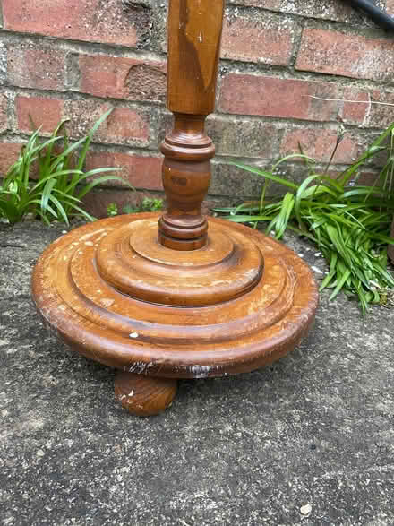 Photo of free Wooden standing lamp (New Marston OX3) #1