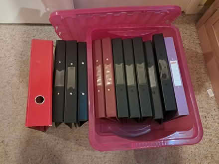 Photo of free 12 A4 Ring Binders (Lordswood SO16) #2