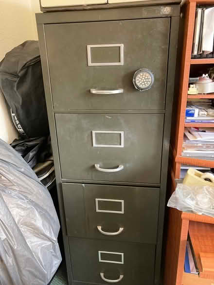 Photo of free 4 drawer metal filing cabinet (Colchester station CO4) #2