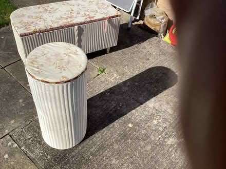 Photo of free lloyd loom bedroom furniture x3 (Barton Cambridge) #2