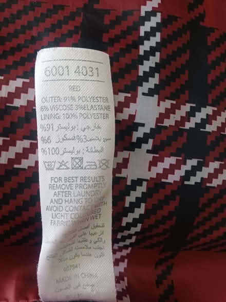 Photo of free Ladies size 10 red hooded coat (Haylands Way MK41) #3