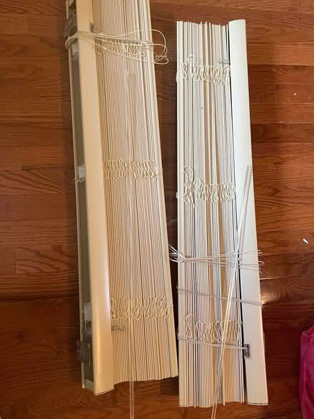 Photo of free JCPenney beige faux wood blinds (North Silver Spring) #1