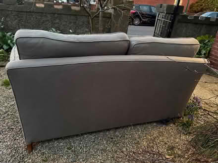 Photo of free Grey two seater couch (Rathgar) #3