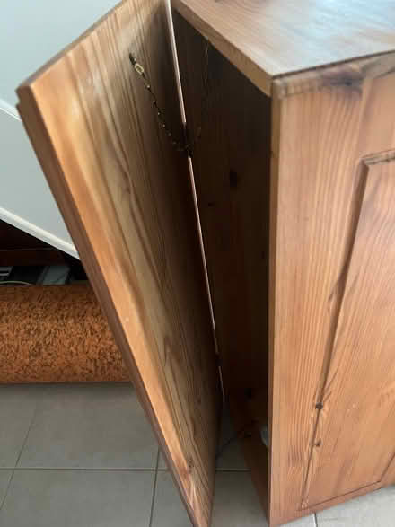 Photo of free Heavy Pine Ottoman/blanket chest (Neithrop OX16) #2