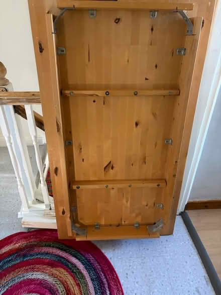 Photo of free Solid dining table (Knotty ash Liverpool) #2