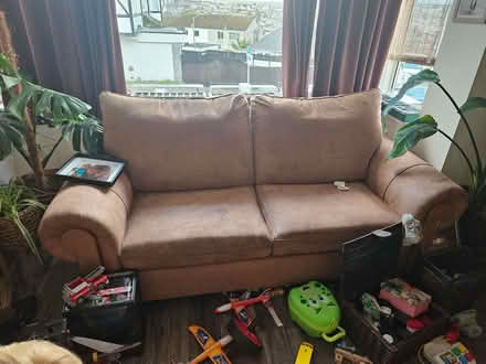 Photo of free Brown sofa (Newquay TR7) #1
