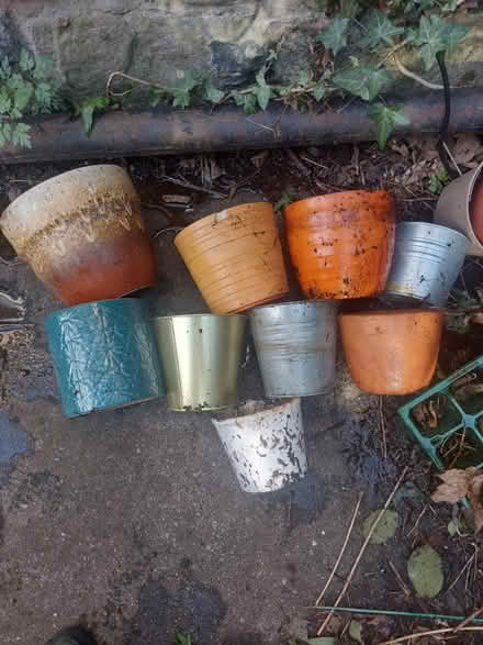 Photo of free Ceramic and metal plant pots (Meadowbank, EH8) #1