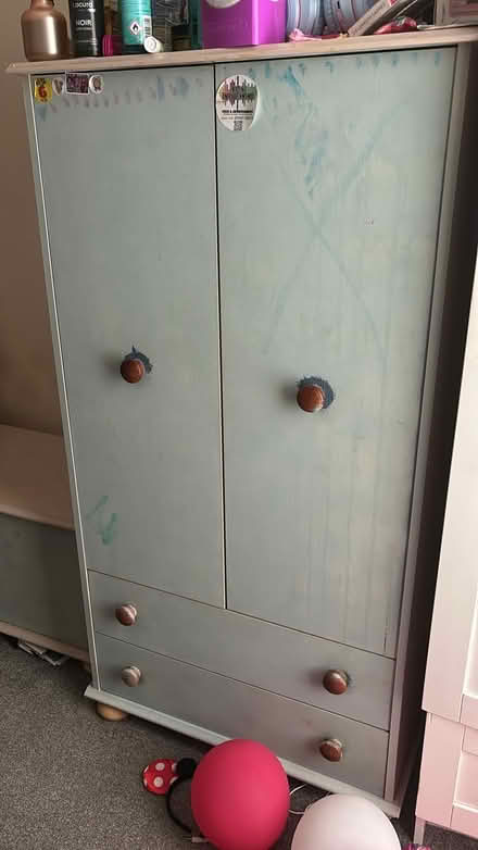 Photo of free Kiddies wardrobe and storage box (Clowne S43) #1