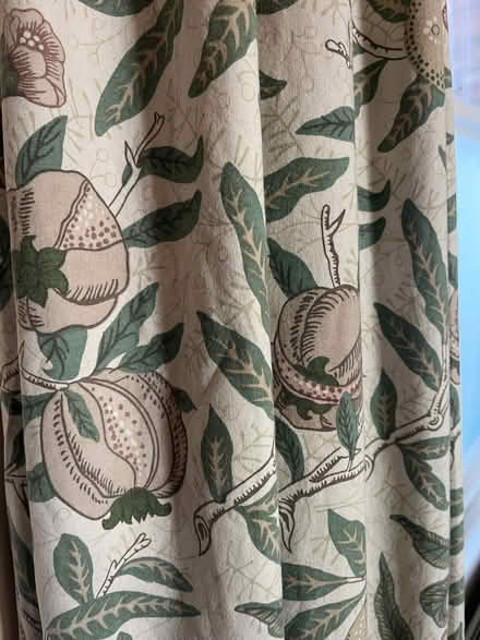 Photo of free Pair of Sanderson William Morris curtains (faded) (Bletchley MK2) #2