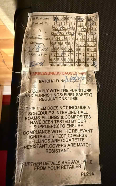 Photo of free Black leather 3 seater sofa (Lower Earley RG6) #2