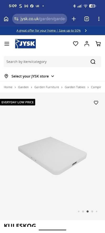 Photo of free Folding 6foot table (BL2 breightmet) #1