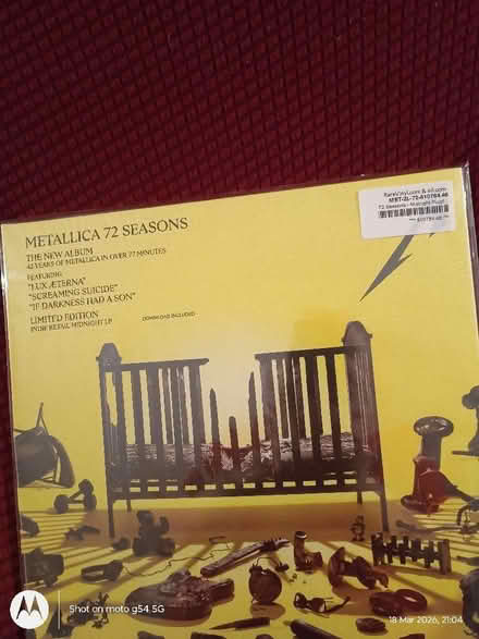 Photo of free metallica lp (Drylaw EH4) #1
