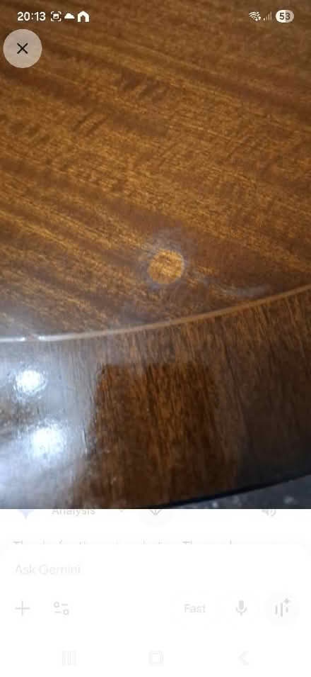 Photo of free Solid twin pedestal Regency style table with 8 chairs (Rubery B45) #2