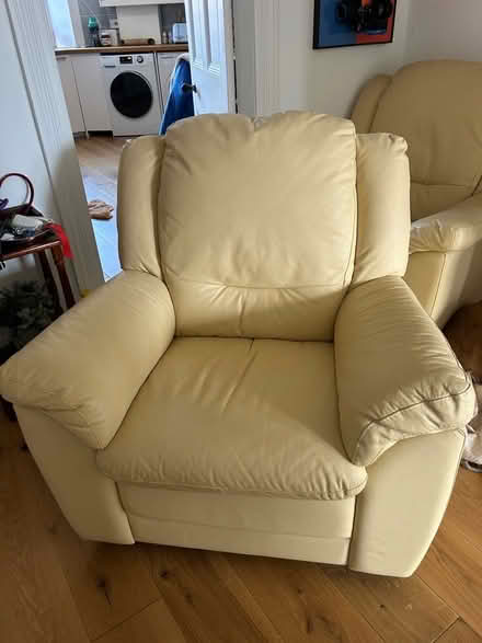 Photo of free Two cream armchairs (Hyndland G11) #1