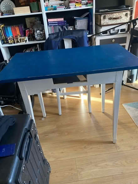 Photo of free Table (blue and white) (North Watford WD24) #1