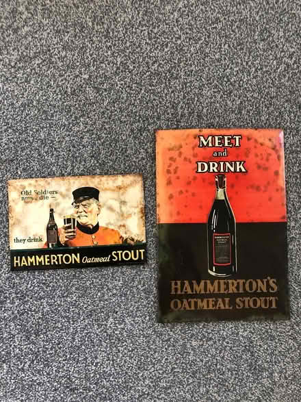 Photo of free very old beer adverts (St Leonards Green TN38) #1