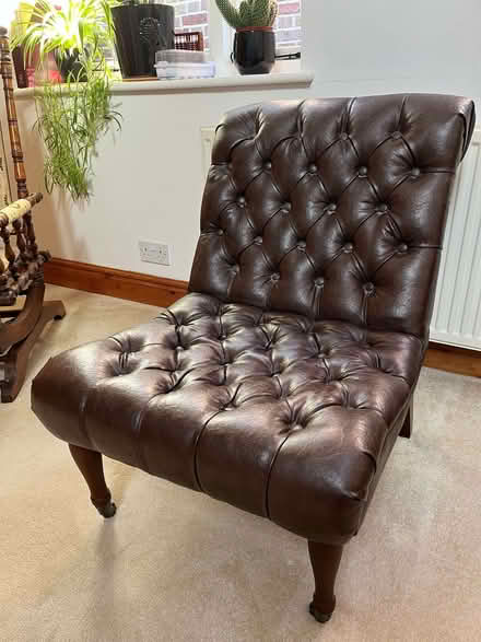 Photo of free Faux leather chair (Tring HP23) #2