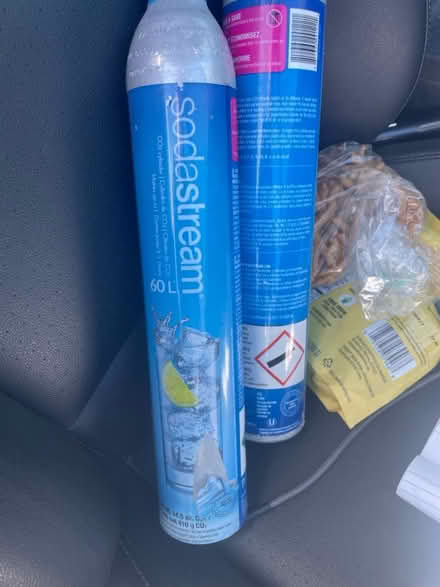 Photo of free 2 soda stream canisters unopened (Chevy Chase DC) #1