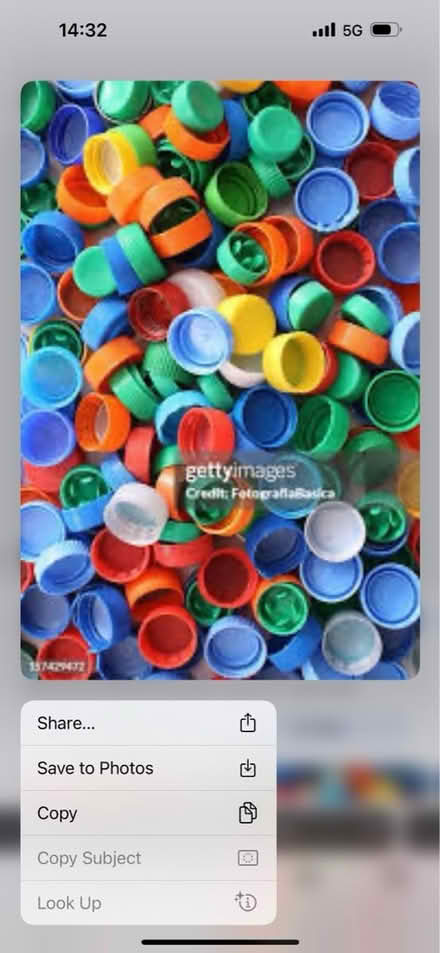 Photo of Bottle cap lids plastic (Feltham) #1