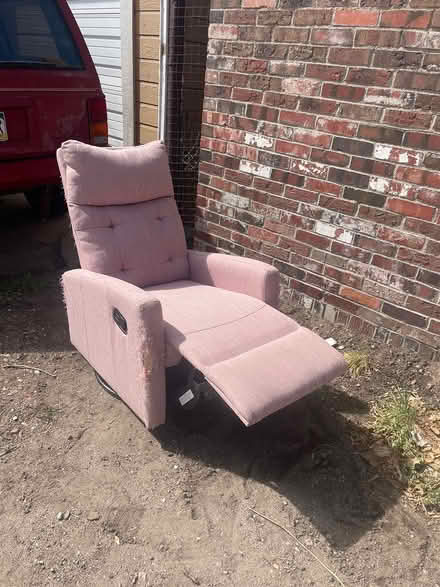 Photo of free Pink glider, recliner (North Denver - Globeville) #2
