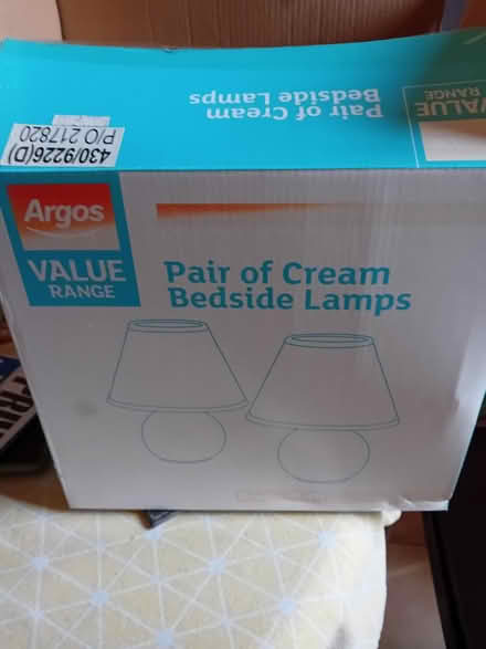 Photo of free Pair of new bedside lamps (Penrith) #1