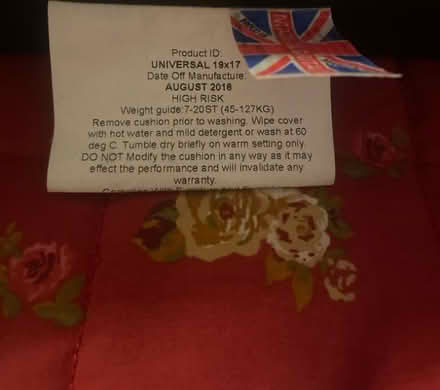 Photo of free Universal wheelchair cushion (IP7) #2