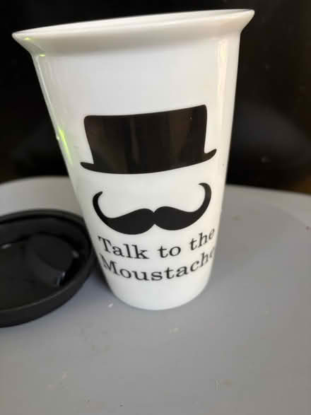 Photo of free Ceramic mug with lid (Westbury Wilts BA13) #2