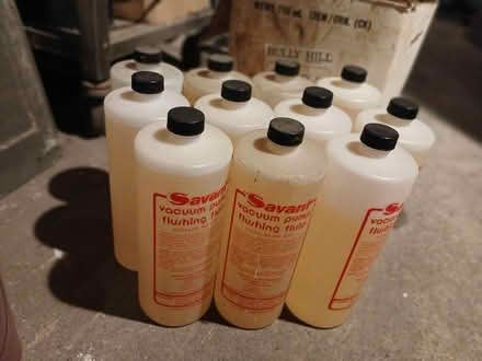 Photo of free Flushing fluid (oil) for pumps (Rochester) #2