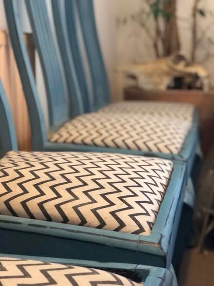 Photo of free Lovely hand carved chairs x4 (Malling, lewes) #1