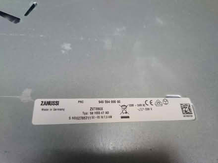 Photo of free Zanussi halogen hob (Belper DE56 2) #4