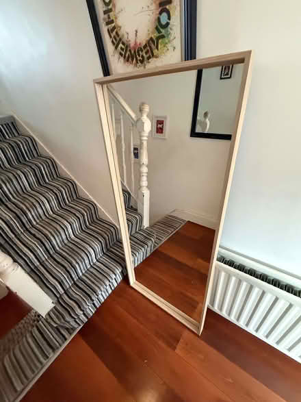 Photo of free 2 Ikea Light Oak Mirrors (square + tall/long) (Earlswood RH1) #2