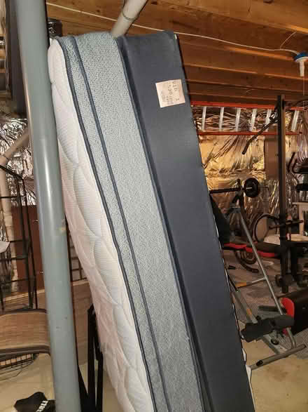 Photo of free Mattress & Box Spring set w/frame (Waxpool & Ashburn Rd.) #2