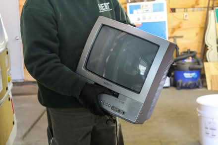 Photo of old cathode ray TV. (Helton CA10) #1