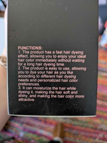 Photo of free No parebens Brown Dye Shampoo like The Advertised Polar Dye (Barons Court W6) #4