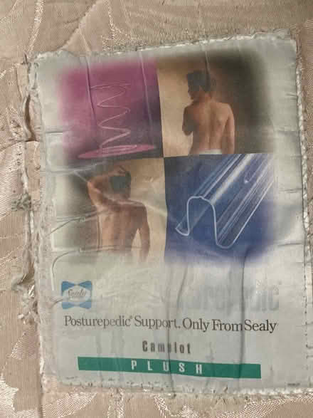 Photo of free Twin mattress, box spring, frame (Winsted) #2