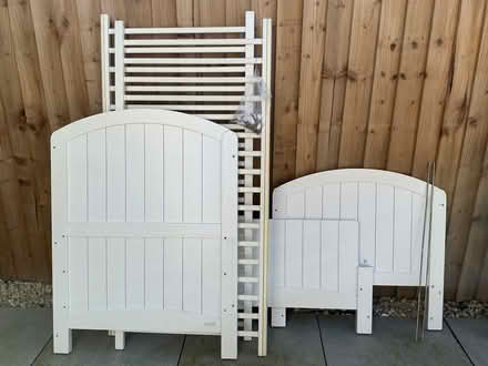 Photo of free White wooden cotbed (Sefton L31) #1