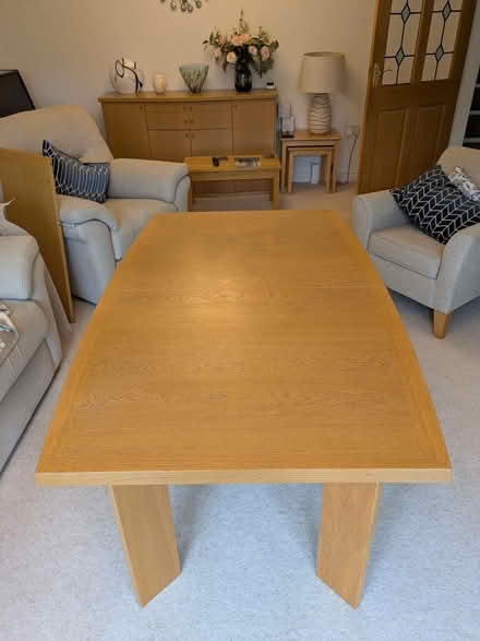 Photo of free Skovby Oak Extending Table (no chairs) (Rowney Green B48) #3